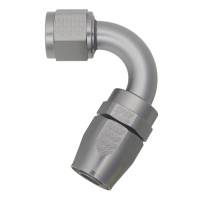 DeatschWerks 10AN Female Swivel 120-Degree Hose End CPE - Anodized Titanium - 6-02-0826