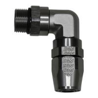 DeatschWerks 10AN ORB Female Swivel 90-Degree Hose End CPE - DW Titanium - 6-02-0829