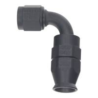 DeatschWerks - DeatschWerks 6AN Female Swivel 90-Degree Hose End PTFE (Incl 1 Olive Insert) - Anodized Matte Black - 6-02-0852-B - Image 2