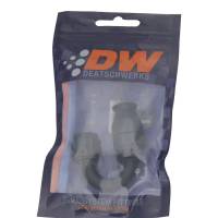 DeatschWerks - DeatschWerks 6AN Female Swivel 180-Degree Hose End PTFE (Incl Olive Insert) - Anodized Matte Black - 6-02-0853-B - Image 4