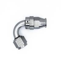 DeatschWerks 8AN Female Flare Swivel 120-degree Hose End - PTFE - 6-02-0875