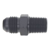 DeatschWerks - DeatschWerks 6AN Male Flare to 1/4in Male NPT Adapter - Anodized Matte Black - 6-02-0901-B - Image 2