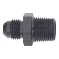 DeatschWerks - DeatschWerks 6AN Male Flare to 3/8in Male NPT Adapter - Anodized Matte Black - 6-02-0902-B - Image 2