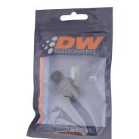 DeatschWerks - DeatschWerks 8AN Male Flare to 1/4in Male NPT Adapter - Anodized Matte Black - 6-02-0904-B - Image 4