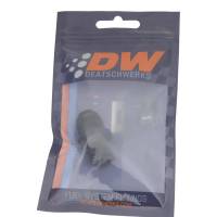 DeatschWerks - DeatschWerks 8AN Male Flare to 3/8in Male NPT Adapter - Anodized Matte Black - 6-02-0905-B - Image 4