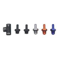 DeatschWerks - DeatschWerks Universal Venturi Siphon Jet 5/16in Hose Barb to 6AN ORB Female - Anodized Matte Black - 6-03-0700 - Image 1