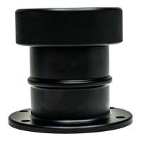 DeatschWerks Straight Filler Neck w/Cap - Matte Black - 6-03-FST-STRAIGHT