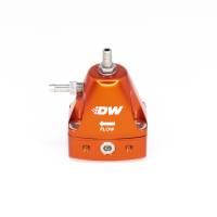 DeatschWerks - DeatschWerks DWR1000iL In-Line Adjustable Fuel Pressure Regulator - Orange - 6-1001-FRO - Image 2