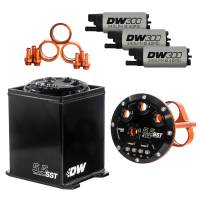 DeatschWerks 5.5L Modular Surge Tank Includes 3 DW300 Fuel Pumps - 6-301-55ST