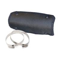 DEI Pipe Shield w/Stainless Steel Clamps - 4in x 8in - Onyx - 10496