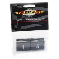 DEI - DEI Wire Markers 8pc Set Numbered 1-8 - Black - 10849 - Image 5