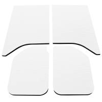 DEI 11-18 Jeep Wrangler JK 2-Door Boom Mat Headliner - 4 Piece - White - 50142