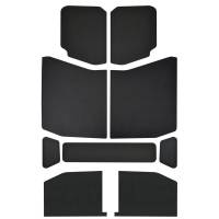 DEI 18-23 Jeep Wrangler JL 4-Door Boom Mat Headliner - 9 Piece - Black - 50168