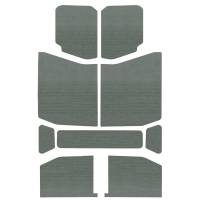 DEI 18-23 Jeep Wrangler JL 4-Door Boom Mat Headliner - 9 Piece - Gray - 50169