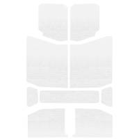 DEI 18-23 Jeep Wrangler JL 4-Door Boom Mat Headliner - 9 Piece - White - 50170