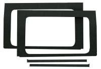 DEI - DEI 18-23 Jeep Wrangler JL 4-Door Boom Mat Rear Side Window Trim - 4 Piece - Black - 50173 - Image 3
