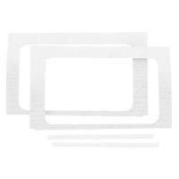 DEI 18-23 Jeep Wrangler JL 4-Door Boom Mat Rear Side Window Trim - 4 Piece - White - 50175