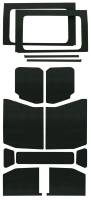 DEI - DEI 18-23 Jeep Wrangler JL 4-Door Boom Mat Complete Headliner Kit - 13 Piece - Black - 50178 - Image 3