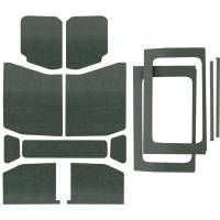 DEI 18-23 Jeep Wrangler JL 4-Door Boom Mat Complete Headliner Kit - 13 Piece - Gray - 50179