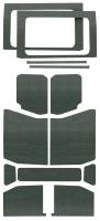 DEI - DEI 18-23 Jeep Wrangler JL 4-Door Boom Mat Complete Headliner Kit - 13 Piece - Gray - 50179 - Image 3