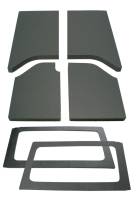 DEI - DEI 11-18 Jeep Wrangler JK 2-Door Boom Mat Complete Headliner Kit - 6 Piece - Gray - 50286 - Image 3