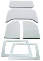 DEI - DEI 11-18 Jeep Wrangler JK 4-Door Boom Mat Complete Headliner Kit - 6 Piece - White - 50292 - Image 3