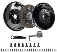 DKM Clutch - DKM Clutch 2.0 VW/Audi A3 TSI 8 Bolt Motor MS Twin Disc Clutch w/Steel Flywheel (660 ft/lbs Torque) - MS-034-060 - Image 2