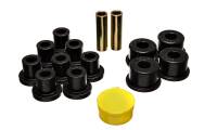 Energy Suspension - Energy Suspension 6/74-80 MG MGB Black Rear Leaf Spring Bushing Set - 10.2101G - Image 1