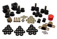 Energy Suspension - Energy Suspension 86-91 Mazda RX7 Black Hyper-Flex Master Bushing Set - 11.18101G - Image 1