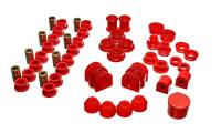 Energy Suspension - Energy Suspension 91-02 Saturn S Series Coupe/Sedan/Wagon Red Hyper-Flex Master Bushing Set - 18.18101R - Image 1