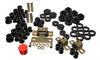 Energy Suspension - Energy Suspension 76-79 Jeep CJ/CJ7 Black Hyper-Flex Master Bushing Set - 2.18103G - Image 1