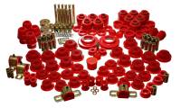 Energy Suspension - Energy Suspension 97-06 Jeep Wrangler TJ (w/ 1in Body Lift Kit) Red Hyper-Flex Master Bushing Set - 2.18106R - Image 3