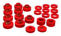 Energy Suspension - Energy Suspension Cj5-7 Body Mounts - Red - 2.4102R - Image 1
