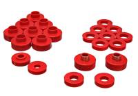 Energy Suspension - Energy Suspension Cj5-7 Body Mounts - Red - 2.4103R - Image 3