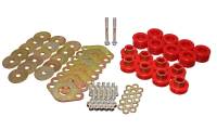 Energy Suspension - Energy Suspension Body Mount Set W/Hardware - Red - 2.4111R - Image 1