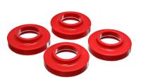 Energy Suspension - Energy Suspension 97-06 Jeep Wrangler TJ / 84-01 Cherokee Red Front or Rear Coil Lift Isolator Set - 2.6103R - Image 1