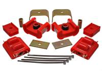 Energy Suspension - Energy Suspension 73-84 K5 Blazer 4WD Fullsize Red Complete Motor&Trans Mount Set Zinc Finish - 3.1124R - Image 2