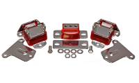 Energy Suspension - Energy Suspension 69-71 Camaro / 70-73 Monte Carlo Red Motor and Transmission Mounts; Chrome Finish - 3.1134R - Image 3
