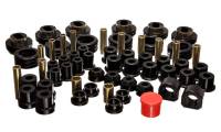 Energy Suspension - Energy Suspension 81-87 Chevy/GMC 4WD (w/ Aftermarket Frt Springs) Blk Hyper-flex Master Bushing Set - 3.18103G - Image 1