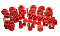 Energy Suspension 81-87 Chevy/GMC 4WD (w/ Aftermarket Frt Springs) Red Hyper-flex Master Bushing Set - 3.18103R