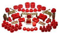 Energy Suspension - Energy Suspension 73-80 Chev/GMC 4WD w/Aftermarket Front Springs Red Hyper-Flex Master Bushing Set - 3.18105R - Image 3