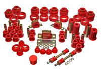 Energy Suspension - Energy Suspension 88-98 Chevy/GMC 2WD 1/2, 3/4, 1 Ton PickUp Red Hyper-flex Master Bushing Set - 3.18107R - Image 2