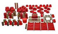 Energy Suspension - Energy Suspension 67-69 Chevrolet Camaro (w/mono leaf springs) Red Hyper-flex Master Bushing Set - 3.18119R - Image 1