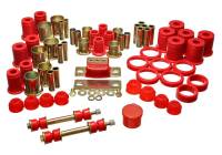 Energy Suspension - Energy Suspension 80-90 Chevrolet Belair/Biscayne/Caprice/Impala/Station Wagon Red Hyper-flex Master - 3.18120R - Image 2