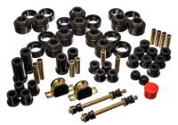 Energy Suspension - Energy Suspension 95-97 Chevy Tahoe / GMC Denali 4WD Black Hyper-flex Master Bushing Set - 3.18125G - Image 1