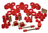Energy Suspension - Energy Suspension 95-97 Chevy Tahoe / GMC Denali 4WD Red Hyper-flex Master Bushing Set - 3.18125R - Image 3