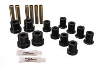 Energy Suspension - Energy Suspension 73-87 GM Denali XL/SUburban/Yukon XL 4WD Black Front Leaf Spring Bushing Set - 3.2112G - Image 2