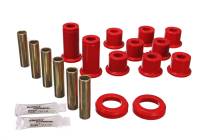 Energy Suspension - Energy Suspension 82-04 GM S-10/S-15 Pickup 2WD / 82-04 S-10 Blazer Red Rear Leaf Spring Bushing Set - 3.2129R - Image 2