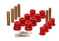 Energy Suspension Chev K-10 4 X 4 Frt Sprg Bush - Red - 3.2131R