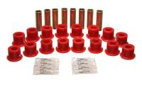 Energy Suspension - Energy Suspension 94-06 Hummer H1 Red Front & Rear End Control Arm Bushing Set - 3.3189R - Image 1